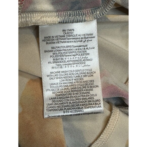 BCBGENERATION XS Floral Wrap Mini  Dress Long Sleeve Multi Color Bohemian Chic - Picture 9 of 10